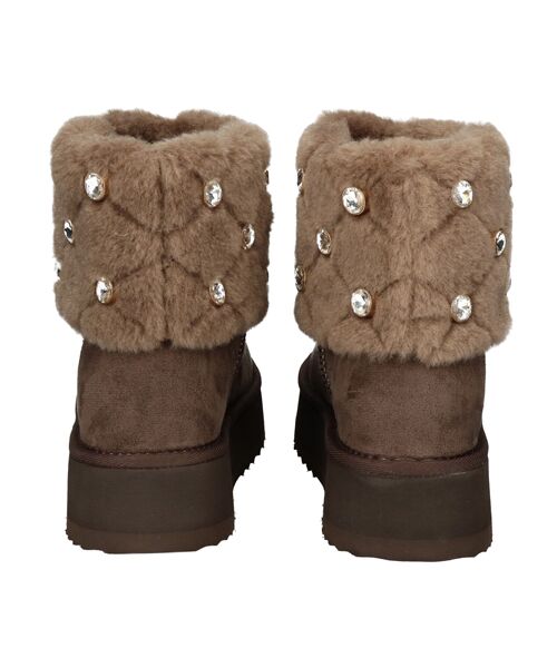 Bridget Birkin / ブリジットバーキン ブーツ（ショート丈） | 【BRIDGET BIRKIN】キルティングビジュームートンブーツ | 詳細20