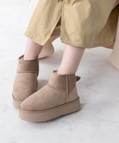 Bridget Birkin / ブリジットバーキン ブーツ（ショート丈） | 【BRIDGET BIRKIN】スエード調ムートンブーツ