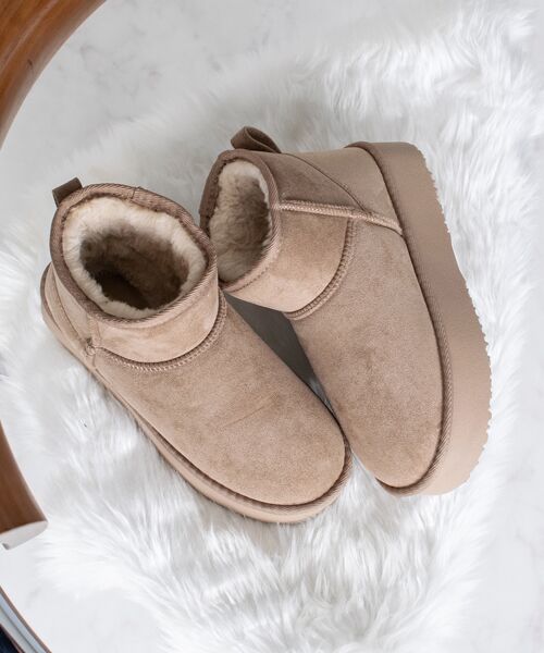 Bridget Birkin / ブリジットバーキン ブーツ（ショート丈） | 【BRIDGET BIRKIN】スエード調ムートンブーツ | 詳細18