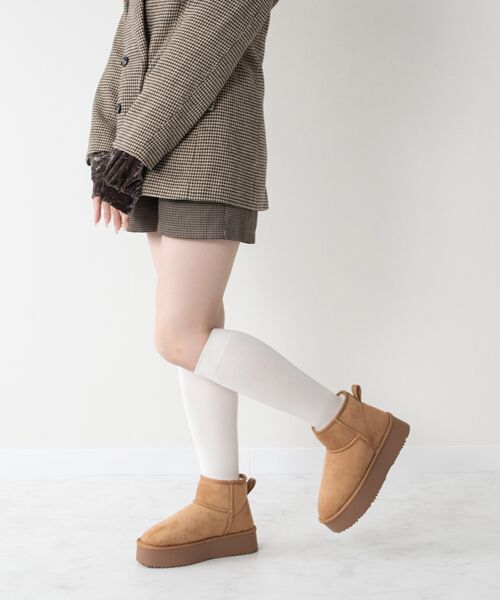 Bridget Birkin / ブリジットバーキン ブーツ（ショート丈） | 【BRIDGET BIRKIN】スエード調ムートンブーツ | 詳細26