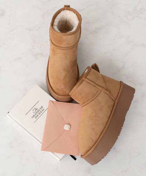 Bridget Birkin / ブリジットバーキン ブーツ（ショート丈） | 【BRIDGET BIRKIN】スエード調ムートンブーツ | 詳細28