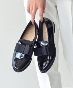 Bridget Birkin / ブリジットバーキン レインシューズ | 【BRIDGET BIRKIN】グログランリボンレインローファー