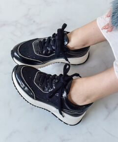 Bridget Birkin / ブリジットバーキン スニーカー | 【BRIDGET BIRKIN】ビジューレーンコンビスニーカー