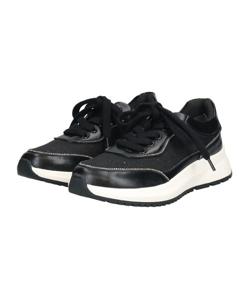 Bridget Birkin/ブリジットバーキン 【BRIDGET BIRKIN】ビジューレーンコンビスニーカー ブラックコンビ 22.5 Bridget Birkin/ブリジットバーキン 【BRIDGET BIRKIN】ビジューレーンコンビスニーカー ブラックコンビ 22.5