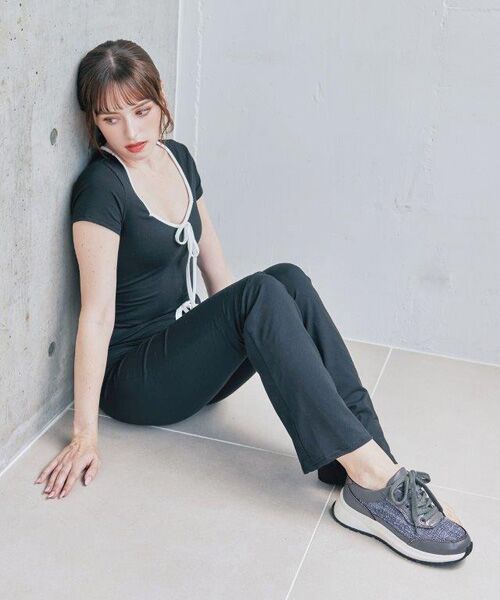 Bridget Birkin / ブリジットバーキン スニーカー | 【BRIDGET BIRKIN】ビジューレーンコンビスニーカー | 詳細26