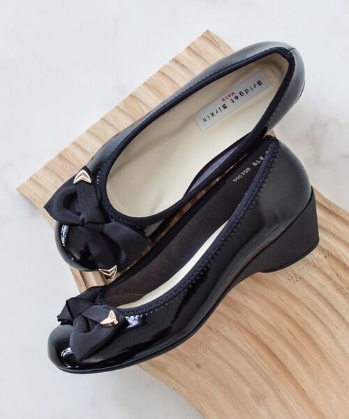 Bridget Birkin / ブリジットバーキン パンプス | 【BRIDGET BIRKIN WALK】コーナーパーツリボンウォーキングパンプス | 詳細9