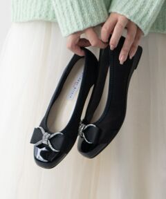 Bridget Birkin / ブリジットバーキン パンプス | 【BRIDGET BIRKIN WALK】ジュエリーリボンウォーキングパンプス