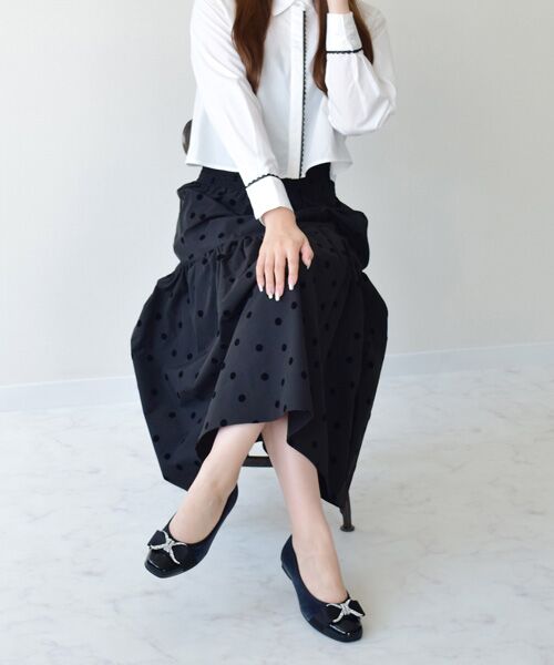 Bridget Birkin / ブリジットバーキン パンプス | 【BRIDGET BIRKIN WALK】ジュエリーリボンウォーキングパンプス | 詳細27