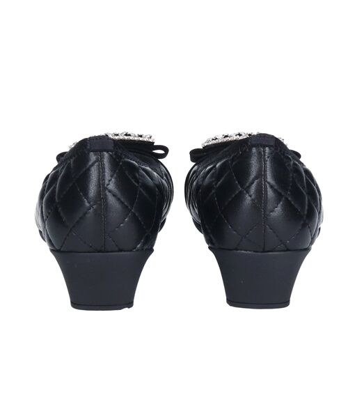 Bridget Birkin / ブリジットバーキン パンプス | 【BRIDGET BIRKIN WALK】キルティングビジューリボンウォーキングパンプス | 詳細4