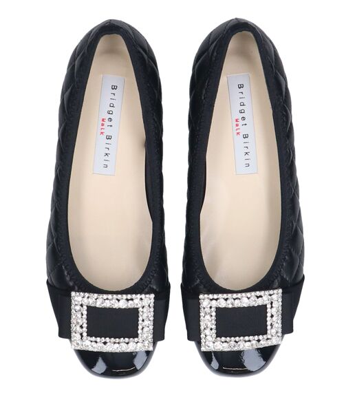 Bridget Birkin / ブリジットバーキン パンプス | 【BRIDGET BIRKIN WALK】キルティングビジューリボンウォーキングパンプス | 詳細5