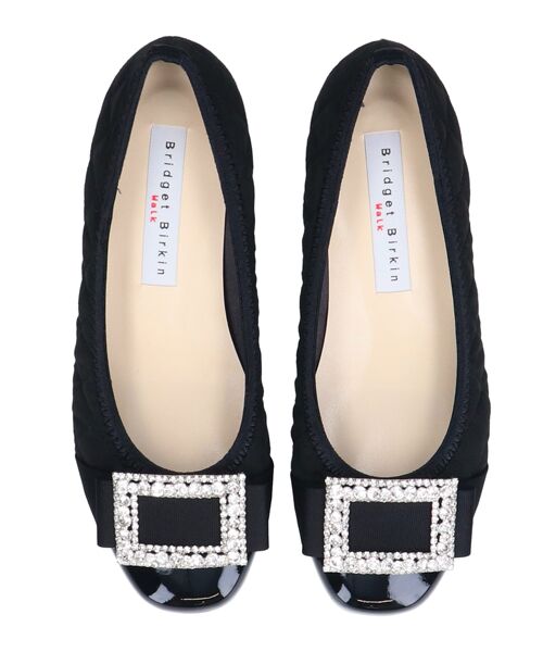 Bridget Birkin / ブリジットバーキン パンプス | 【BRIDGET BIRKIN WALK】キルティングビジューリボンウォーキングパンプス | 詳細14