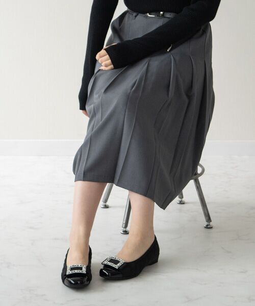 Bridget Birkin / ブリジットバーキン パンプス | 【BRIDGET BIRKIN WALK】キルティングビジューリボンウォーキングパンプス | 詳細18