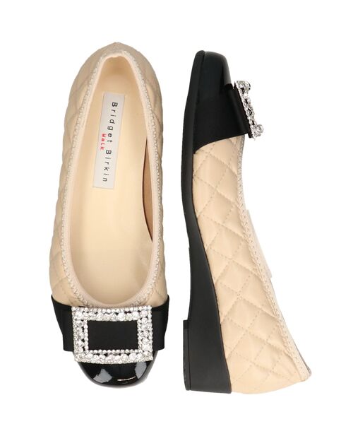 Bridget Birkin / ブリジットバーキン パンプス | 【BRIDGET BIRKIN WALK】キルティングビジューリボンウォーキングパンプス | 詳細24