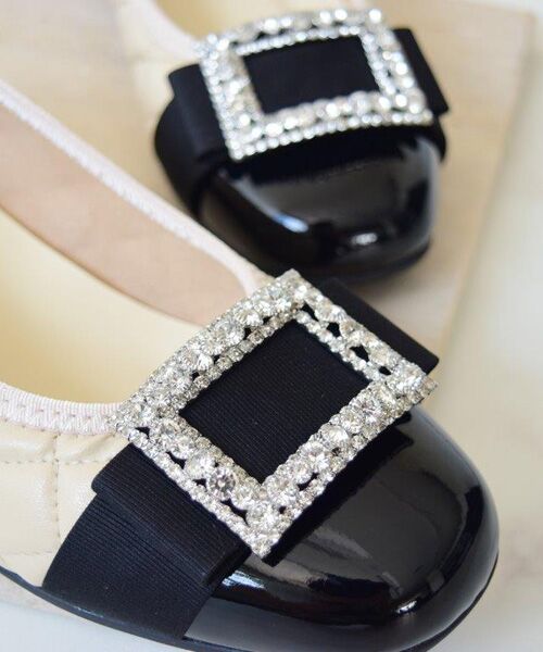 Bridget Birkin / ブリジットバーキン パンプス | 【BRIDGET BIRKIN WALK】キルティングビジューリボンウォーキングパンプス | 詳細27