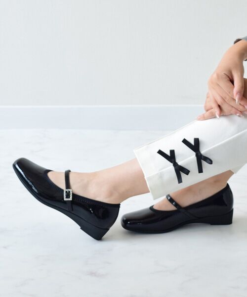 Bridget Birkin / ブリジットバーキン パンプス | 【BRIDGET BIRKIN WALK】ビジューストラップコンフォートパンプス | 詳細8