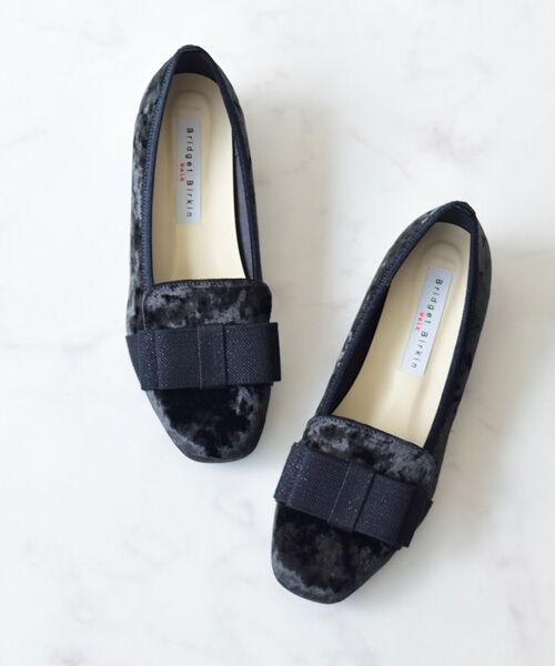 Bridget Birkin / ブリジットバーキン パンプス | 【BRIDGET BIRKIN WALK】スクエアオペラコンフォートシューズ(ブラック雑材)