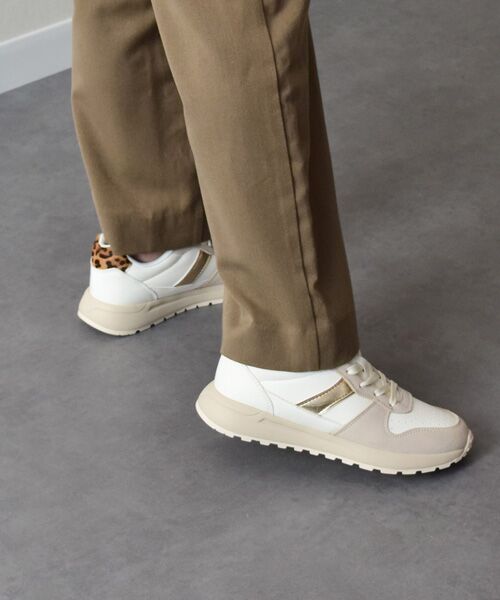 Bridget Birkin/ブリジットバーキン 【VINCULUM 】スエードコンビスニーカー ホワイトコンビ 38