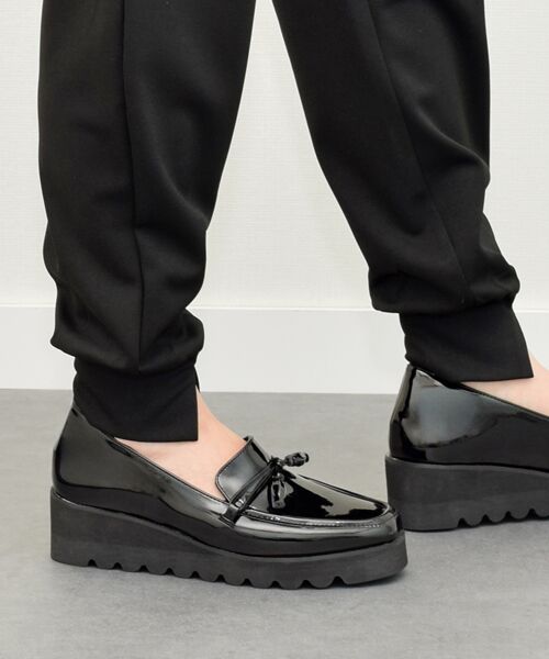 Bridget Birkin / ブリジットバーキン ビジネス・ドレスシューズ | 【ROUND ABOUT】厚底タッセルローファー | 詳細9