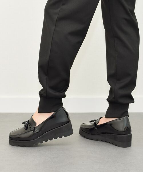 Bridget Birkin / ブリジットバーキン ビジネス・ドレスシューズ | 【ROUND ABOUT】厚底タッセルローファー | 詳細10