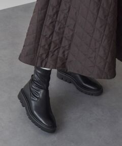 Bridget Birkin / ブリジットバーキン ブーツ（ショート丈） | 【ROUND ABOUT】軽量タンクストレッチショートブーツ