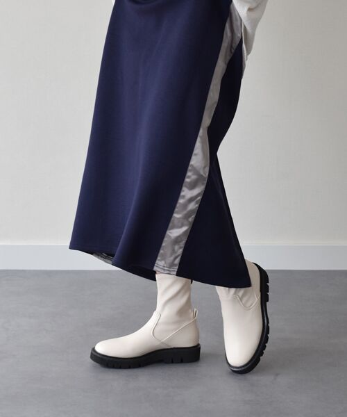 Bridget Birkin / ブリジットバーキン ブーツ（ショート丈） | 【ROUND ABOUT】軽量タンクストレッチショートブーツ | 詳細19