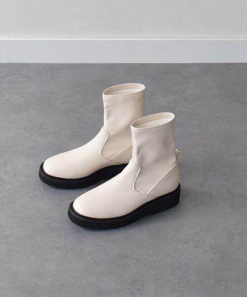 Bridget Birkin / ブリジットバーキン ブーツ（ショート丈） | 【ROUND ABOUT】軽量タンクストレッチショートブーツ | 詳細21