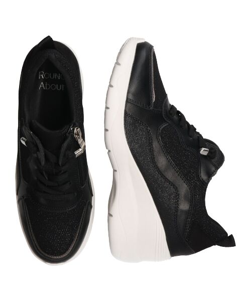 Bridget Birkin / ブリジットバーキン スニーカー | 【ROUND ABOUT】サイドジップヒールアップスニーカー | 詳細7