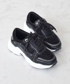 Bridget Birkin / ブリジットバーキン スニーカー | 【BRIDGET BIRKIN】ラメツイードコンビスニーカー