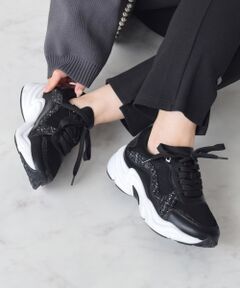 Bridget Birkin / ブリジットバーキン スニーカー | 【BRIDGET BIRKIN】ラメツイードコンビスニーカー