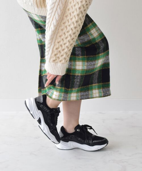 Bridget Birkin / ブリジットバーキン スニーカー | 【BRIDGET BIRKIN】ラメツイードコンビスニーカー | 詳細6