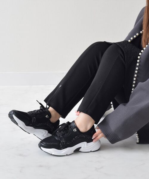 Bridget Birkin / ブリジットバーキン スニーカー | 【BRIDGET BIRKIN】ラメツイードコンビスニーカー | 詳細13