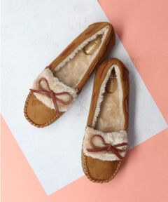 Bridget Birkin / ブリジットバーキン フラットシューズ | 【Bridget Birkin】ファーモカシンシューズ