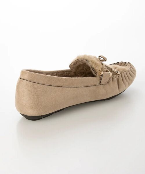 Bridget Birkin / ブリジットバーキン フラットシューズ | 【Bridget Birkin】フェイクファーリボンモカシン | 詳細3