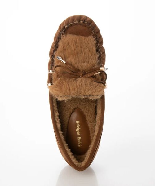 Bridget Birkin / ブリジットバーキン フラットシューズ | 【Bridget Birkin】フェイクファーリボンモカシン | 詳細9