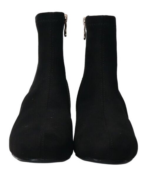 Bridget Birkin / ブリジットバーキン ブーツ（ショート丈） | 【Bridget Birkin】パールチェーンヒールストレッチショートブーツ | 詳細4