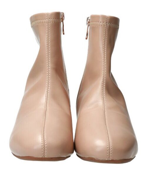 Bridget Birkin / ブリジットバーキン ブーツ（ショート丈） | 【Bridget Birkin】パールチェーンヒールストレッチショートブーツ | 詳細7