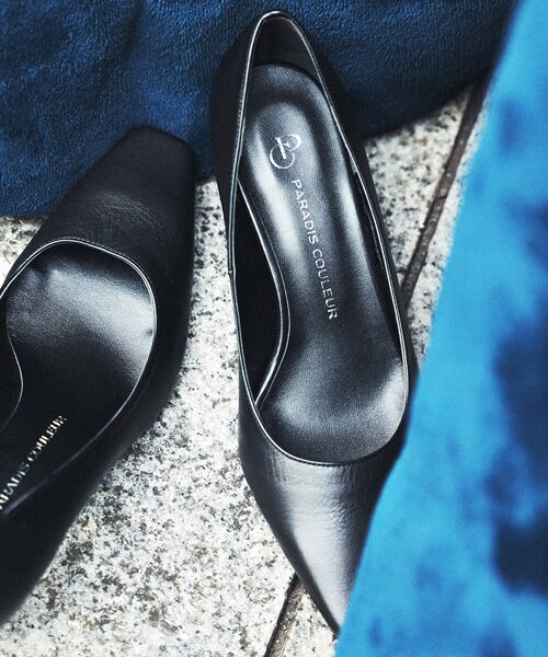 Bridget Birkin / ブリジットバーキン パンプス | 【PARADIS COULEUR】撥水レザースクエアトウパンプス | 詳細8