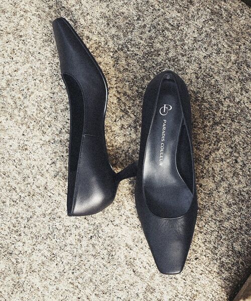 Bridget Birkin / ブリジットバーキン パンプス | 【PARADIS COULEUR】撥水レザースクエアトウパンプス | 詳細9