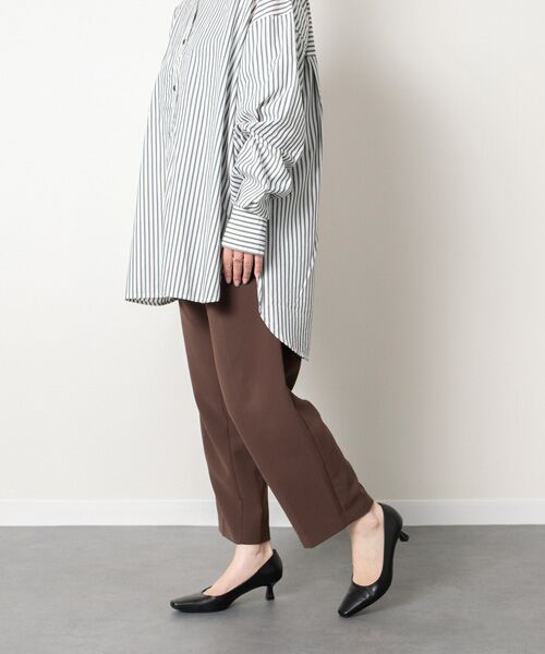 Bridget Birkin / ブリジットバーキン パンプス | 【PARADIS COULEUR】撥水レザースクエアトウパンプス | 詳細10