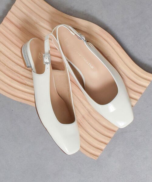 Bridget Birkin / ブリジットバーキン パンプス | 【PARADIS COULEUR】ビジューレーンバックバンドパンプス | 詳細17