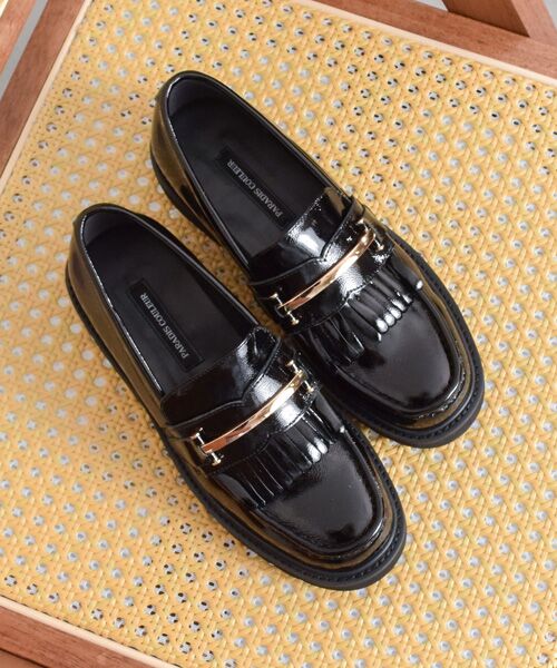 Bridget Birkin / ブリジットバーキン ビジネス・ドレスシューズ | 【PARADIS COULEUR】メタルバーフリンジローファー | 詳細18