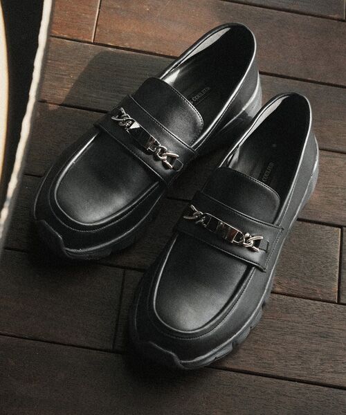 Bridget Birkin / ブリジットバーキン ビジネス・ドレスシューズ | 【PARADIS COULEUR】メタルチェーンローファースニーカー | 詳細10