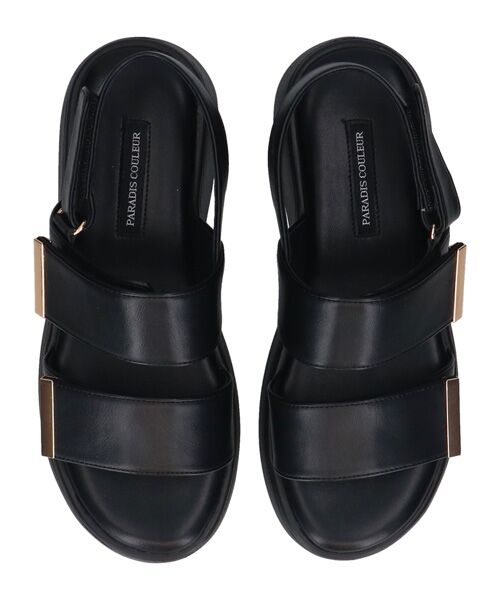 Bridget Birkin / ブリジットバーキン サンダル | 【PARADIS COULEUR】厚底ベルクロサンダル | 詳細4