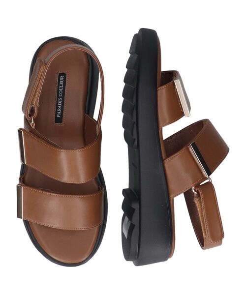 Bridget Birkin / ブリジットバーキン サンダル | 【PARADIS COULEUR】厚底ベルクロサンダル | 詳細12