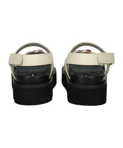 Bridget Birkin / ブリジットバーキン サンダル | 【PARADIS COULEUR】メタルチェーン厚底フットベッドサンダル | 詳細9