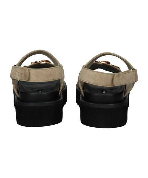 Bridget Birkin / ブリジットバーキン サンダル | 【PARADIS COULEUR】メタルチェーン厚底フットベッドサンダル | 詳細15