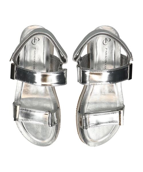 Bridget Birkin / ブリジットバーキン サンダル | 【PARADIS COULEUR】厚底ウエッジベルクロサンダル | 詳細4