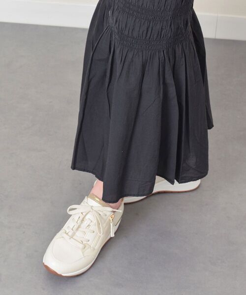 Bridget Birkin / ブリジットバーキン スニーカー | 【PARADIS COULEUR】サイドジップヒールアップスニーカー | 詳細17