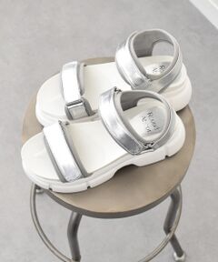 Bridget Birkin / ブリジットバーキン サンダル | 【Round About】ボリュームソールベルテッドサンダル