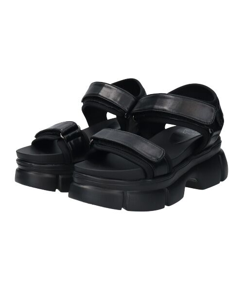 Bridget Birkin / ブリジットバーキン サンダル | 【Round About】ボリュームソールベルテッドサンダル | 詳細1